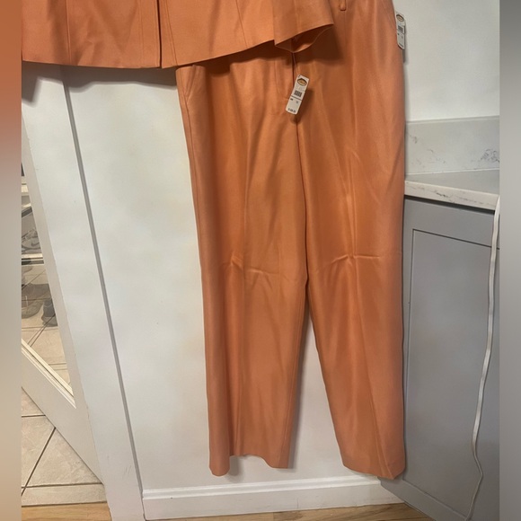 Talbots Vibrant Orange Pantsuit - Picture 9 of 13